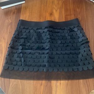 Milly leather skirt